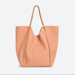 Benian Chain Detail Tote NWOT